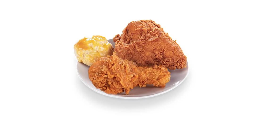 2 PC Mix - Chicken & (1) Biscuit Only