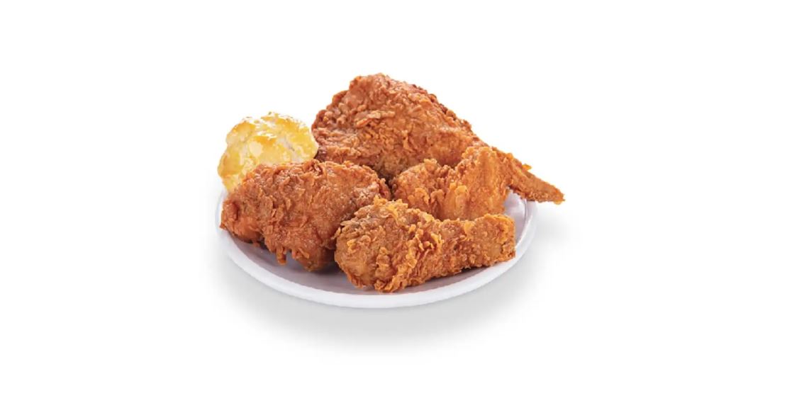 4 PC Dark - Chicken & (1) Biscuit Only