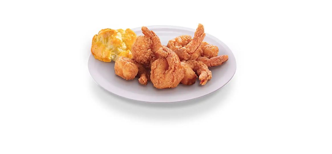 5 PC Krispy Shrimp & (1) Biscuit Only